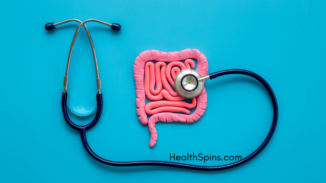 Stethoscope on intestines for Gut Health and Cancer Prevention